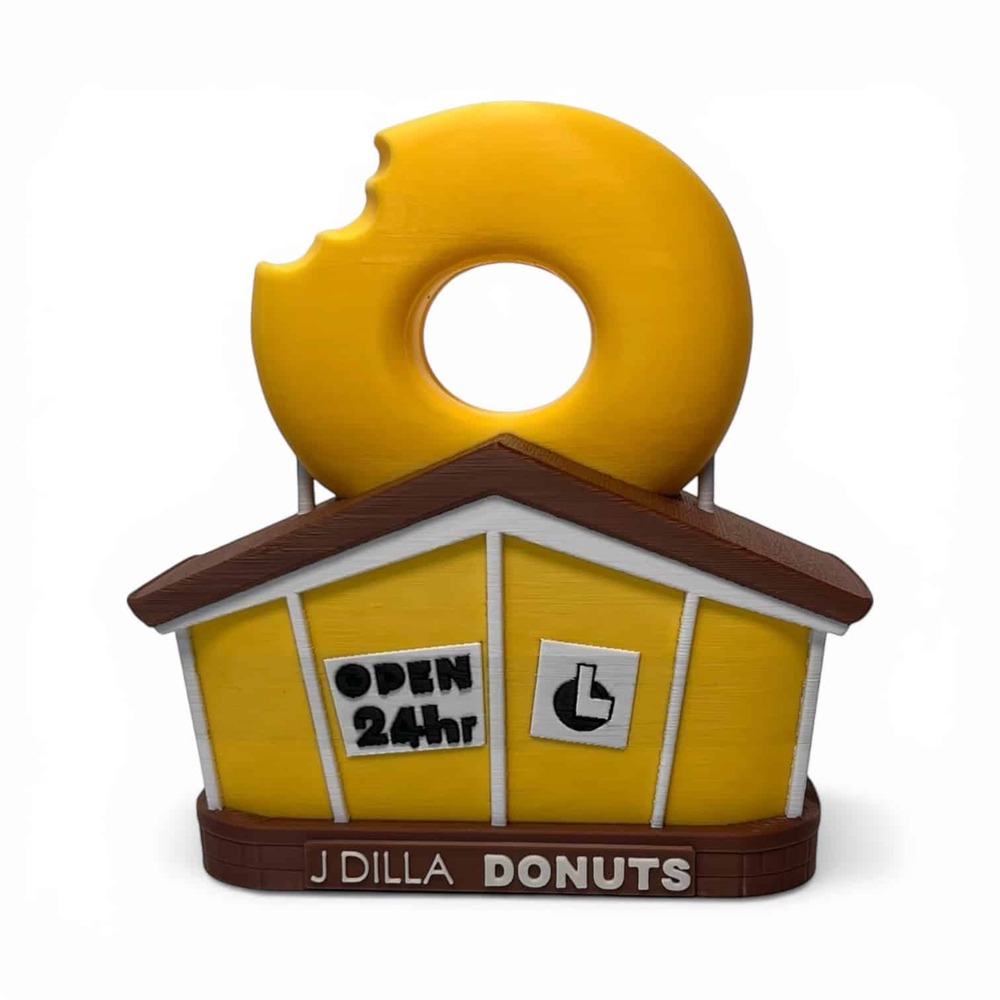 J Dilla Donuts Album Cover Tabletop Decor | Hip-Hop Display Piece